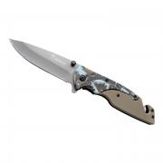 BÖKER C136 Kurtarma Çakısı — Kamuflaj Desenli Çok Fonksiyonlu Rescue Knife