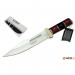 Crkt Kırmızı Siyah Ahşap Kabzalı Av Bıçağı
