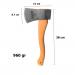 Hultafors Balta Agdor H 006 SV – 960 g Kamp Baltası, İsveç Çeliği