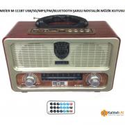 Meier M-111bt Mp3 Çalarlı Portatif Radyo