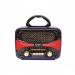 Nostaljik Müzik Kutusu Radyo Şarjlı Bluetooth USB SD MP3 Pg 4402k