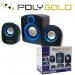 Polygold PG-230 2 artı 1 Hoparlör